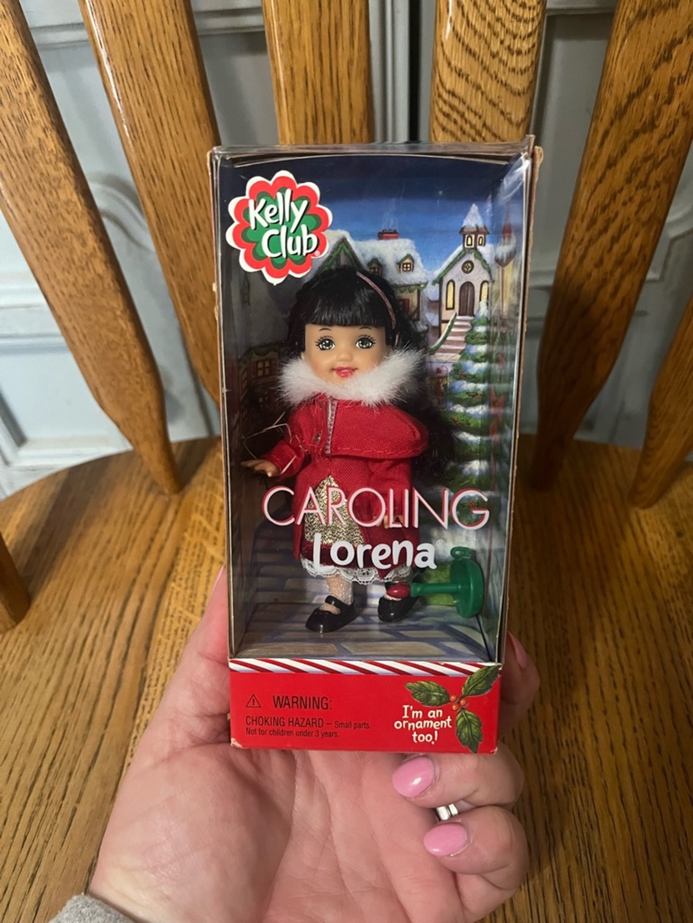 Mattel Kelly Club Caroling Lorena Doll in Red Coat with White Fur Trim - Picture 6 of 7